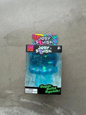 Schylling NeeDoh Jelly Squish Blue